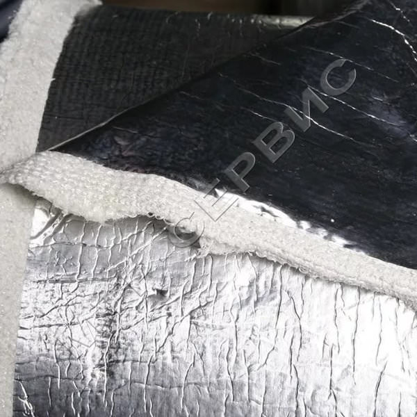 Полотно термостойкое алюминированное ПТА-1С Полотно термостойкое алюминированное ПТА-1С