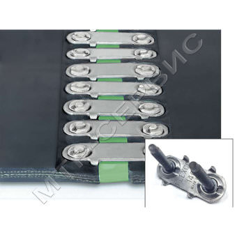 Соединение для транспортерной ленты 140Е FLEXCO BOLT SOLID PLATE (болтовое соединение) Соединение для транспортерной ленты 140Е FLEXCO BOLT SOLID PLATE (болтовое соединение)